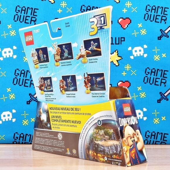 LEGO Dimensions The Goonies Level Pack #71267 2017 Sloth Minifigure Pirate Ship - Picture 3 of 12